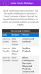 Mobile Screenshot of india-public-holidays.com