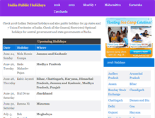 Tablet Screenshot of india-public-holidays.com